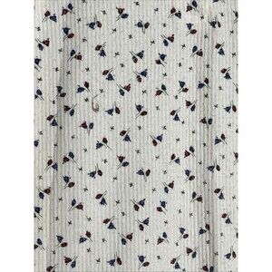 Cherokee Granny Gown Womens M Long Warm Winter Floral Cozy